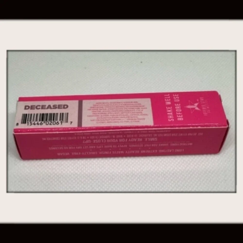💄 NIB JEFFREE STAR Velour Liquid Lipstick DECEASED 💄 - Picture 5 of 5